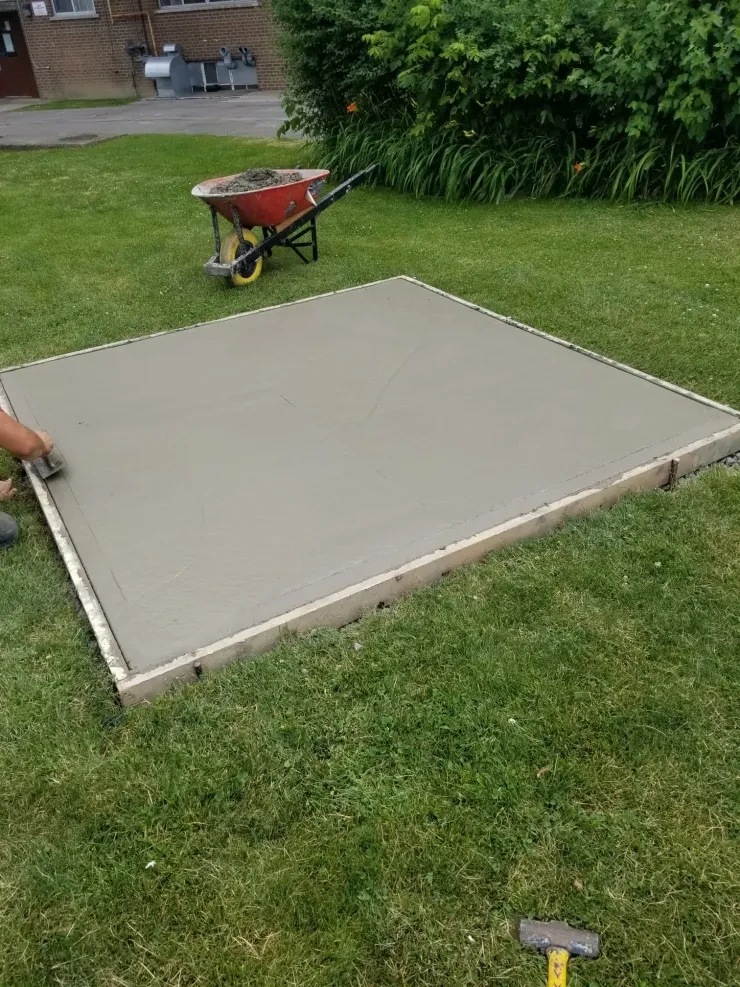 Concrete Foundation — Trowel Finish, Commercial Property