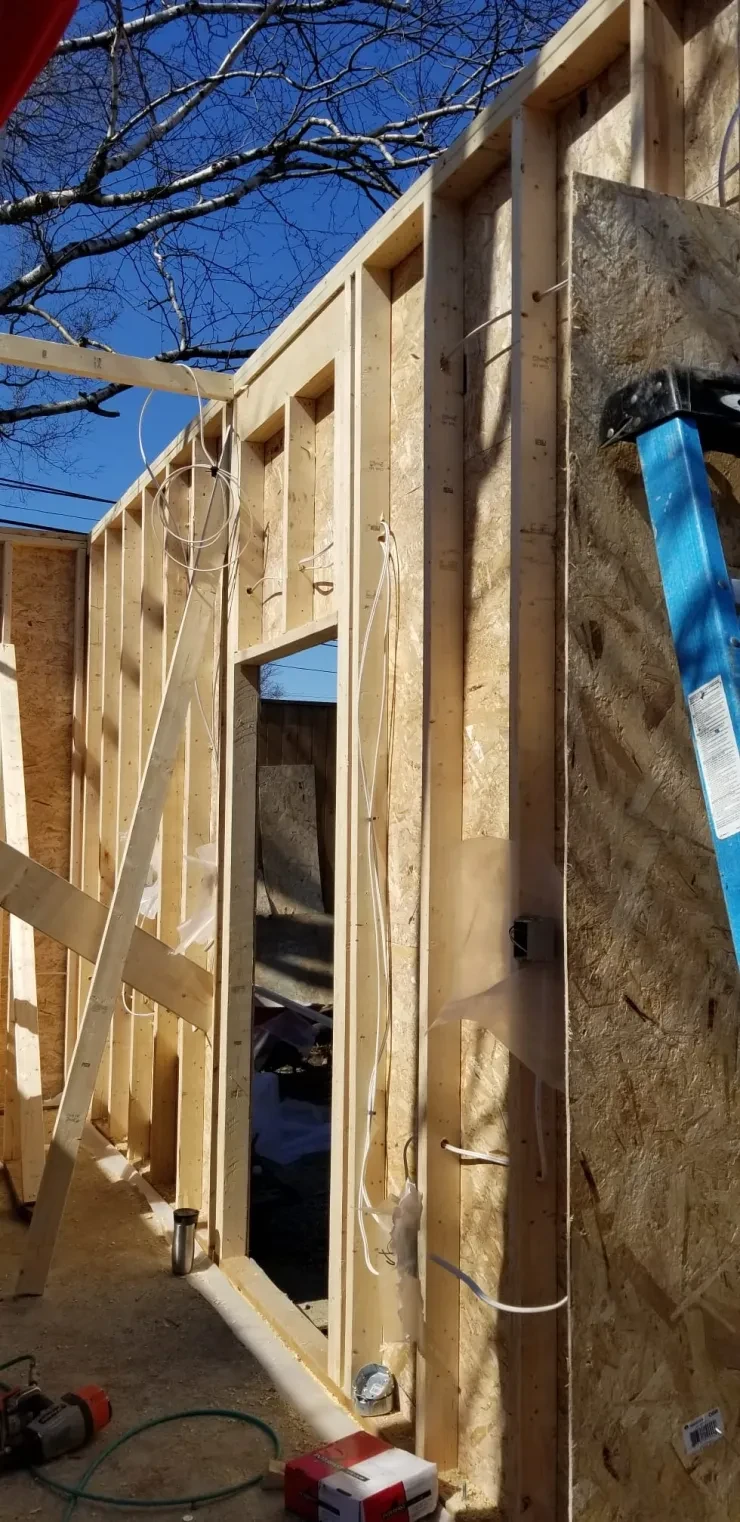 Structural Framing & Rough-In — Addition Build