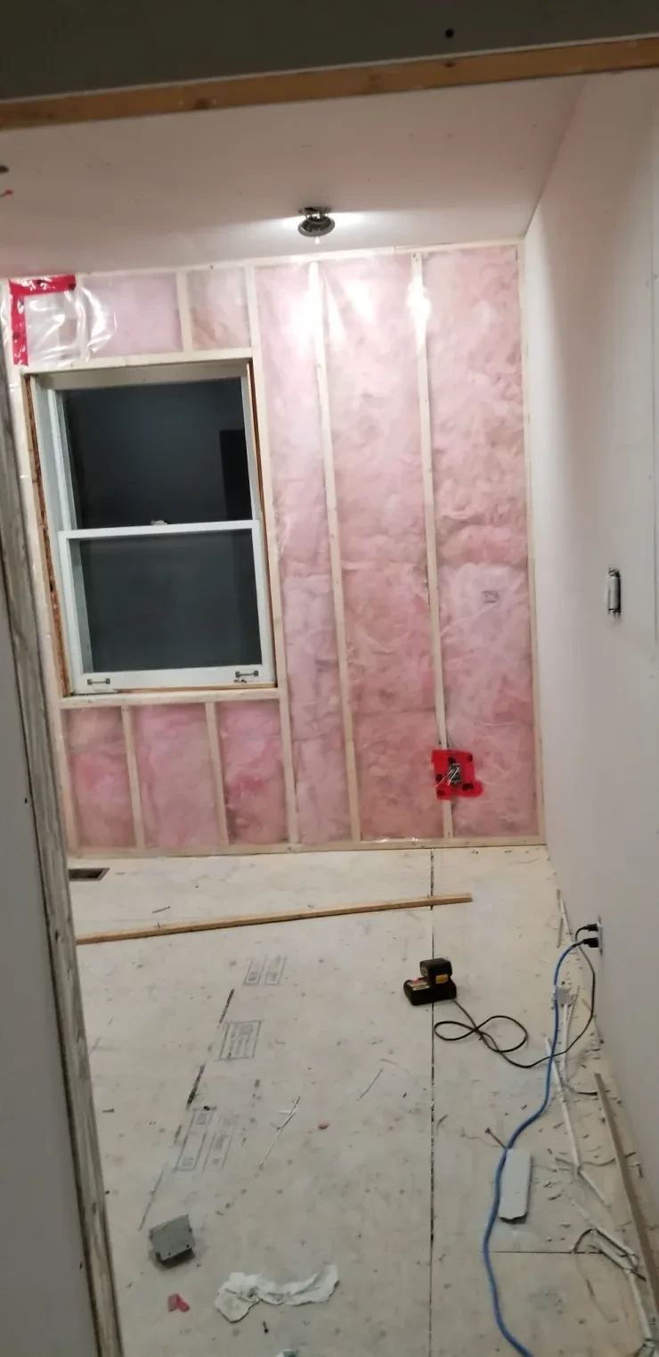 Interior Renovation — Framing, Insulation & Window Rough-In