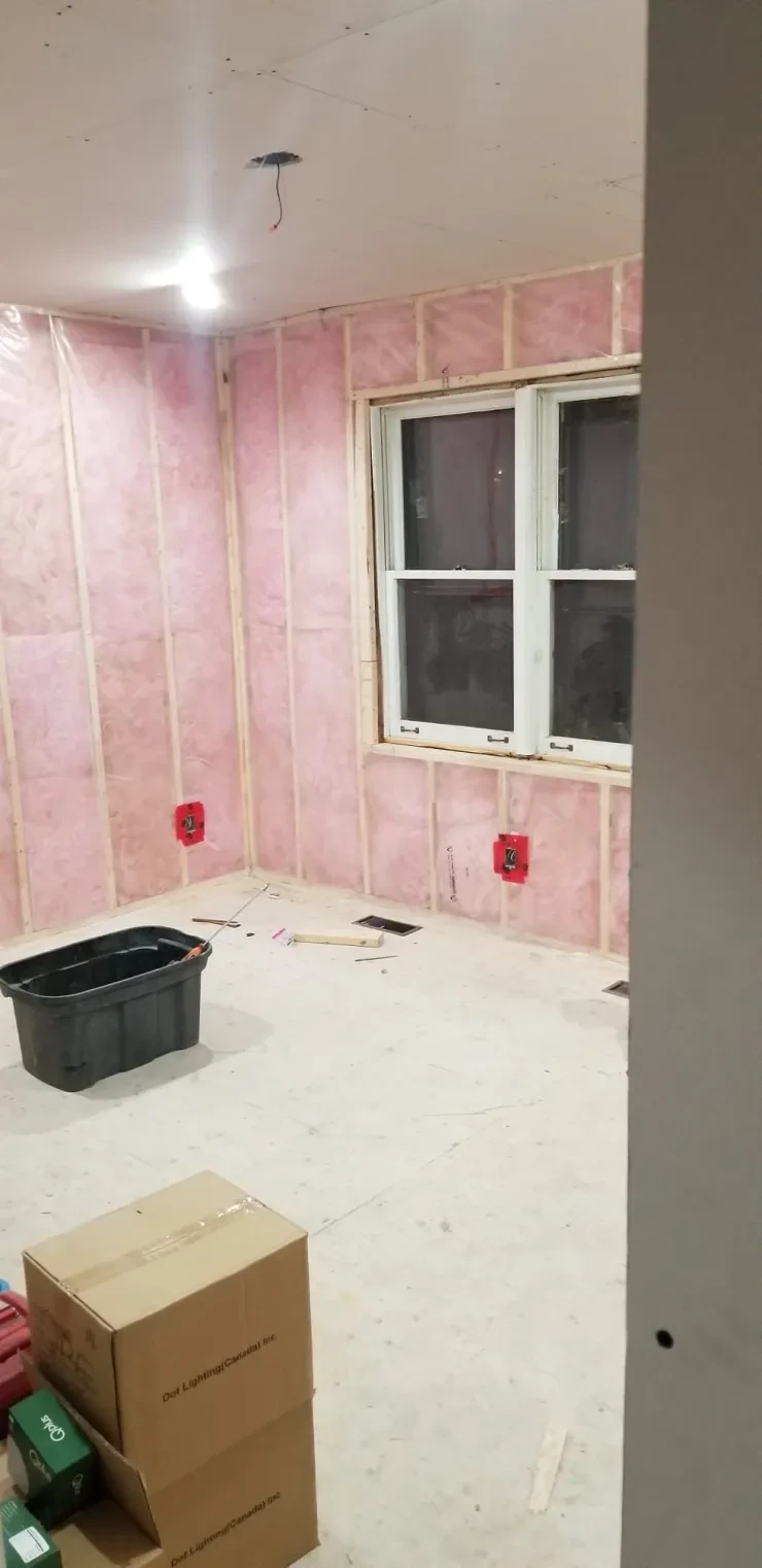 Interior Renovation — Framing, Insulation & Rough-In