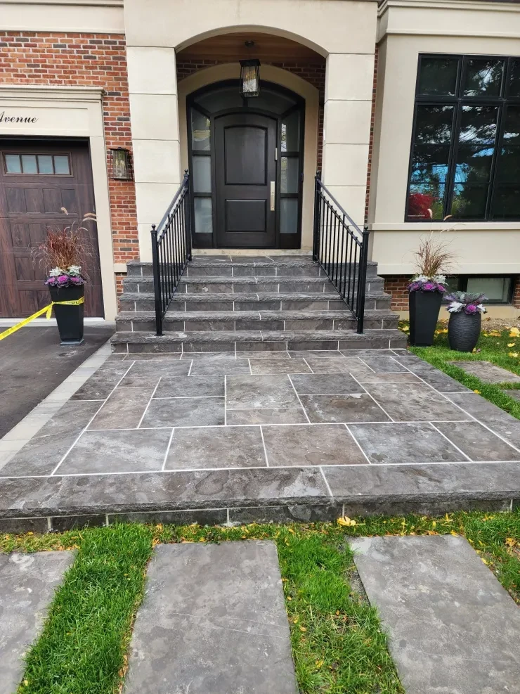 Stone Steps & Entrance — Concrete & Stonework