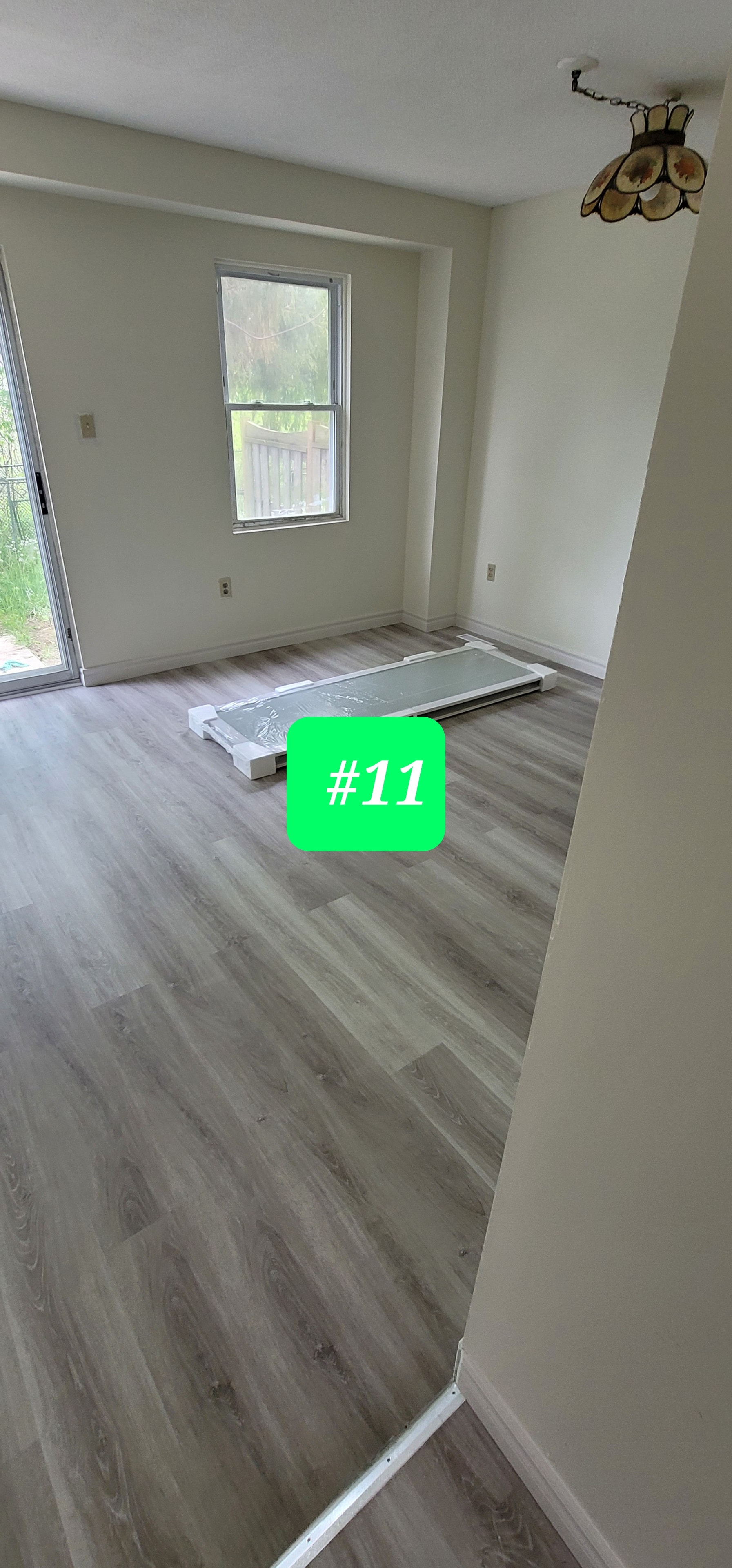 Unit #11 — Living Room Flooring Renovation, Completed
